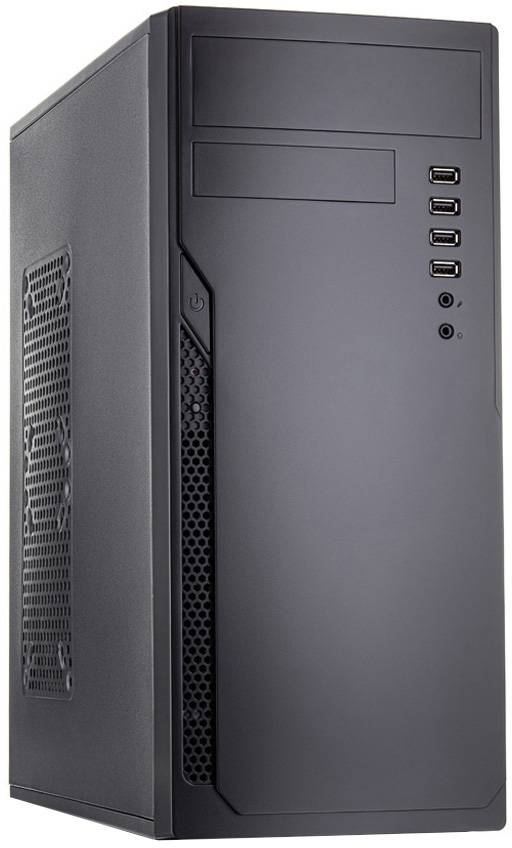 Корпус c блоком питания 500 Ватт Foxline FL-301-FZ500R — для бизнеса и офиса Корпус c блоком питания 500 Ватт Foxline FL-301-FZ500R — для бизнеса и офиса