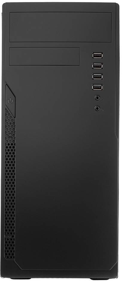 Корпус c блоком питания 500 Ватт Foxline FL-301-FZ500R — для бизнеса и офиса Корпус c блоком питания 500 Ватт Foxline FL-301-FZ500R — для бизнеса и офиса