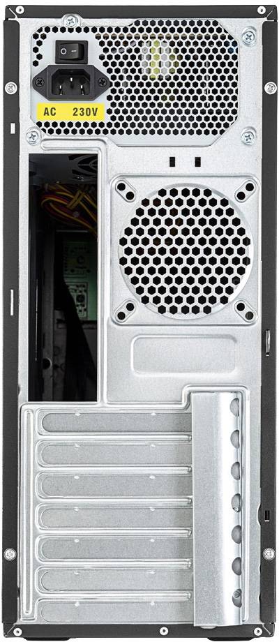 Корпус c блоком питания 500 Ватт Foxline FL-301-FZ500R — для бизнеса и офиса Корпус c блоком питания 500 Ватт Foxline FL-301-FZ500R — для бизнеса и офиса