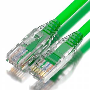 GCR Патч-корд 0.3m LSZH UTP кат.5e, зеленый, коннектор ABS, 24 AWG, ethernet high speed 1 Гбит/с, RJ45, T568B, GCR-52989 Greenconnect RJ45(m) - RJ45(m) Cat. 5e UTP  0.3м зеленый