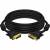GCR Кабель PROF 7.0m DVI-D, черный, GOLD, ферритовые кольца, OD 8.5mm, 28 AWG, DVI/DVI, 25M/25M, двойной экран, GCR-DM2DMC2-7.0m Greenconnect GCR-DM2DMC2-7.0m, 7 м — для бизнеса и офиса