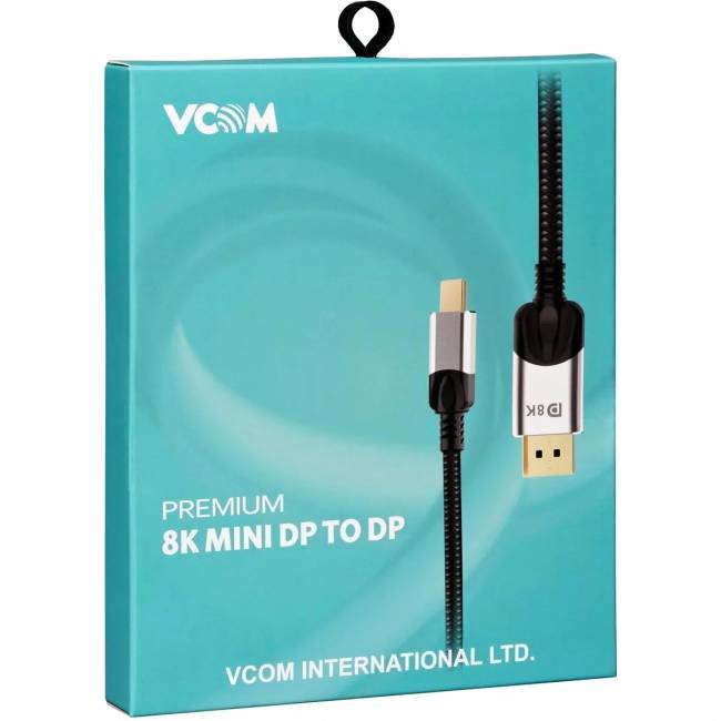 Кабель-переходник Mini DisplayPort M -> Display Port M 1.4V 1,5м VCOM <CG685-1.5M> VCOM CG685-1.5M — для бизнеса и офиса Кабель-переходник Mini DisplayPort M -> Display Port M 1.4V 1,5м VCOM <CG685-1.5M> VCOM CG685-1.5M — для бизнеса и офиса