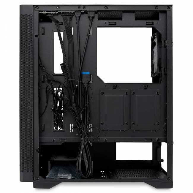 Корпус без блока питания HSPD M520-TGBK-ARGB — для бизнеса и офиса Корпус без блока питания HSPD M520-TGBK-ARGB — для бизнеса и офиса