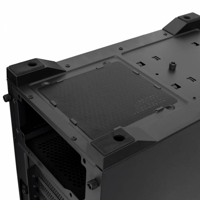 Корпус без блока питания HSPD M520-TGBK-ARGB — для бизнеса и офиса Корпус без блока питания HSPD M520-TGBK-ARGB — для бизнеса и офиса