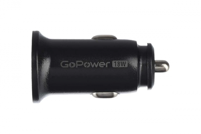 Сетевое З/У Автомобильное З/У GoPower GPQC11-1U 1USB 18W — для бизнеса и офиса Сетевое З/У Автомобильное З/У GoPower GPQC11-1U 1USB 18W — для бизнеса и офиса