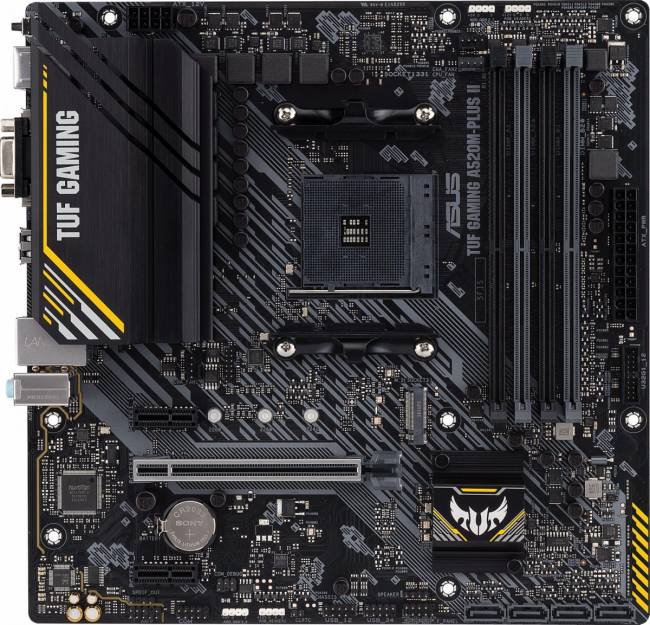 Материнская плата ASUS TUF GAMING A520M-PLUS II — для бизнеса и офиса Материнская плата ASUS TUF GAMING A520M-PLUS II — для бизнеса и офиса