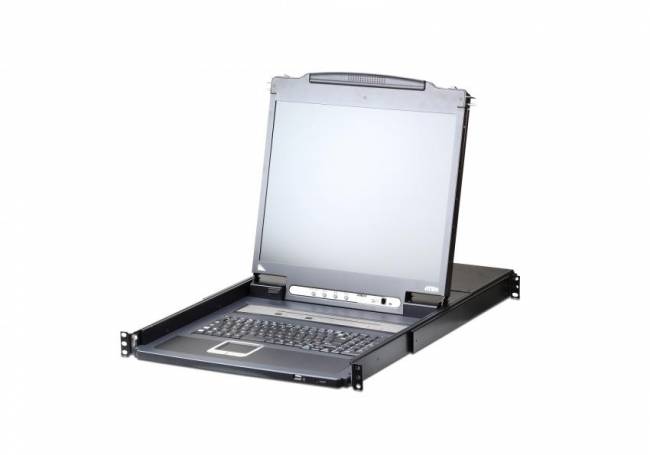 16-портовый IP KVM-переключатель с ЖК-дисплеем Slideaway/ATEN ATEN CL5716iNR — для бизнеса и офиса 16-портовый IP KVM-переключатель с ЖК-дисплеем Slideaway/ATEN ATEN CL5716iNR — для бизнеса и офиса