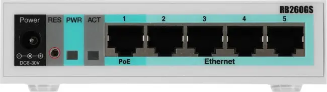 Коммутатор Mikrotik CSS106-5G-1S — для бизнеса и офиса Коммутатор Mikrotik CSS106-5G-1S — для бизнеса и офиса
