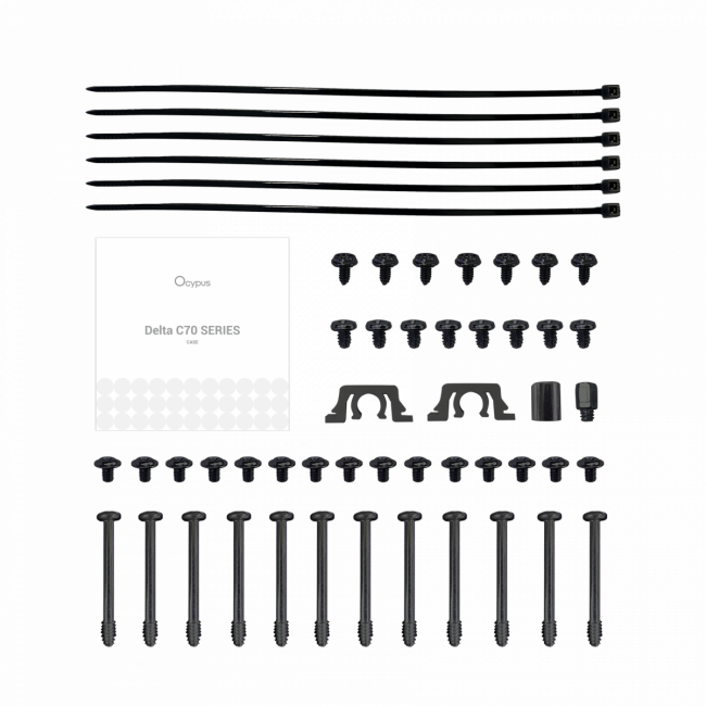 Корпус ПК без блока питания Ocypus Delta C70 BK Black — для бизнеса и офиса