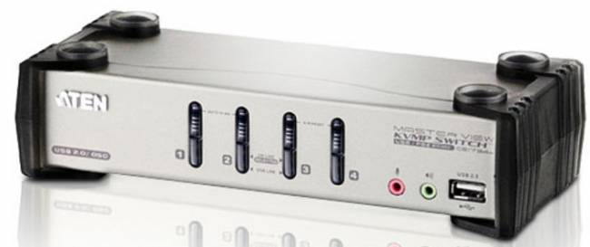 Переключатель консоли электронный, 4 порта PS/1 ATEN CS1734B — для бизнеса и офиса Переключатель консоли электронный, 4 порта PS/1 ATEN CS1734B — для бизнеса и офиса