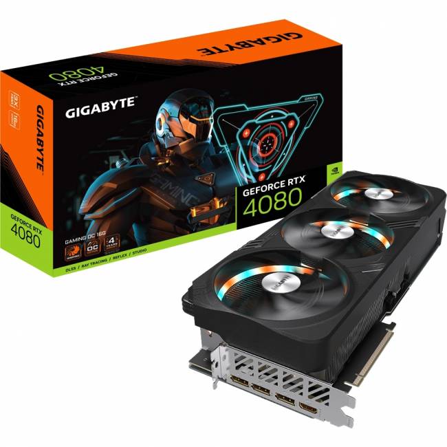 Видеокарта Gigabyte GV-N4080GAMING OC-16GD — для бизнеса и офиса Видеокарта Gigabyte GV-N4080GAMING OC-16GD — для бизнеса и офиса