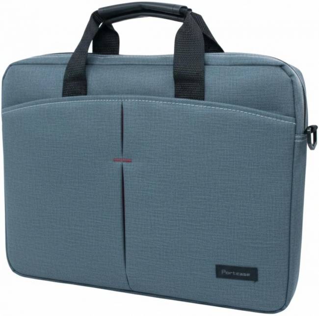 Сумка для ноутбука 15.6" PORTcase KCB-162 GREY — для бизнеса и офиса Сумка для ноутбука 15.6" PORTcase KCB-162 GREY — для бизнеса и офиса