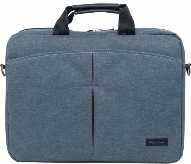 Сумка для ноутбука 15.6" PORTcase KCB-162 GREY — для бизнеса и офиса Сумка для ноутбука 15.6" PORTcase KCB-162 GREY — для бизнеса и офиса