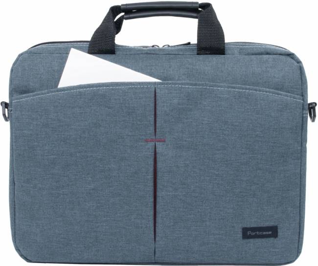 Сумка для ноутбука 15.6" PORTcase KCB-162 GREY — для бизнеса и офиса Сумка для ноутбука 15.6" PORTcase KCB-162 GREY — для бизнеса и офиса