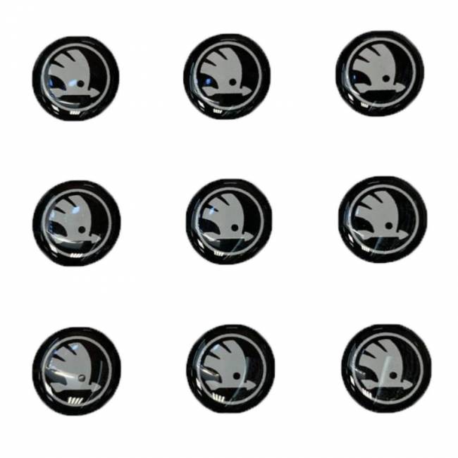 Логотип силиконовый 14 мм SKODA — для бизнеса и офиса Логотип силиконовый 14 мм SKODA — для бизнеса и офиса
