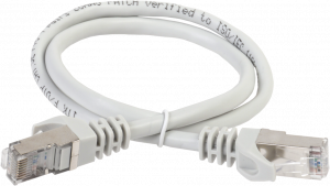 Коммутационный шнур (патч-корд), кат.5Е FTP, 0,5м, серый ITK RJ45(m) - RJ45(m) Cat. 5e F/UTP PVC 0.5м серый