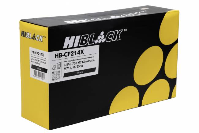 Картридж Hi-Black (HB-CF214X) для HP LJ Pro 700 M712n/dn/xh/M715/M725dn, 17,5K — для бизнеса и офиса Картридж Hi-Black (HB-CF214X) для HP LJ Pro 700 M712n/dn/xh/M715/M725dn, 17,5K — для бизнеса и офиса