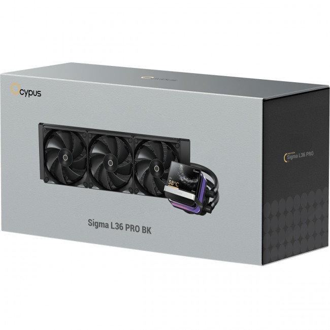 Система жидкостного охлаждения Ocypus Sigma-L36-BK3ANWL00P-GL Black — для бизнеса и офиса