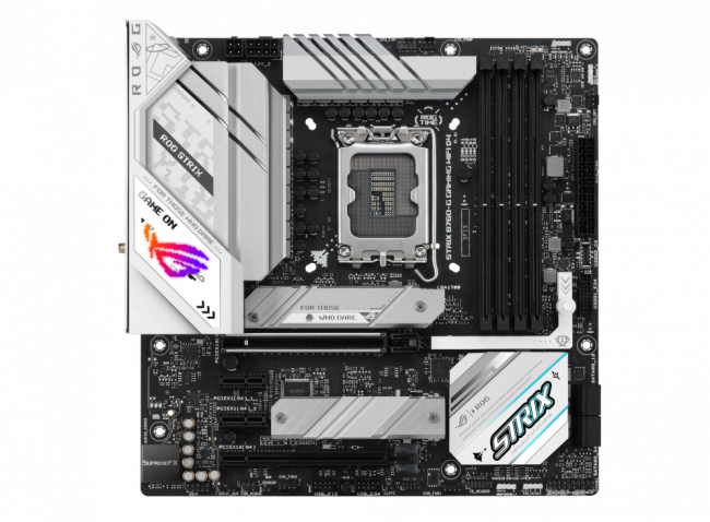 Материнская плата ASUS ROG STRIX B760-G GAMING WIFI D4 — для бизнеса и офиса Материнская плата ASUS ROG STRIX B760-G GAMING WIFI D4 — для бизнеса и офиса