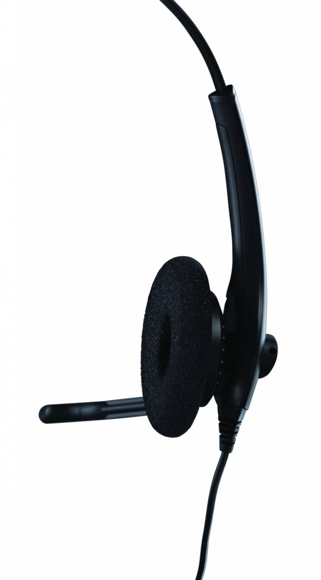 Гарнитура проводная Jabra Biz 1500 Duo QD — для бизнеса и офиса