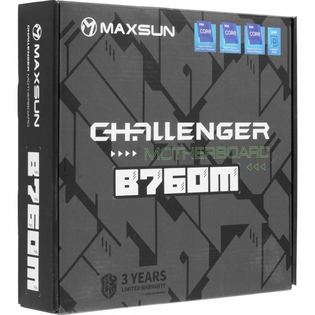 Материнская плата MAXSUN MS-Challenger B760M — для бизнеса и офиса Материнская плата MAXSUN MS-Challenger B760M — для бизнеса и офиса