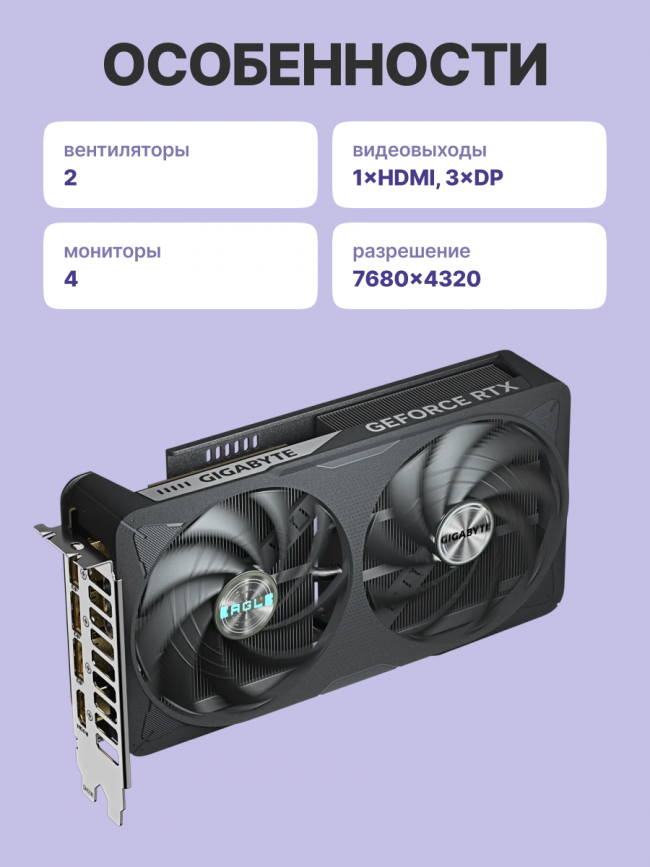 Видеокарта GIGABYTE GV-N506TEAGLE OC-16GD — для бизнеса и офиса Видеокарта GIGABYTE GV-N506TEAGLE OC-16GD — для бизнеса и офиса