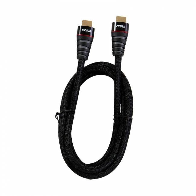 Кабель HDMI 19M/M ver. 2.0 черные коннекторы, 1.8m VCOM <CG526S-B-1.8M> Blister VCOM HDMI (m) - HDMI (m) 1.8м — для бизнеса и офиса