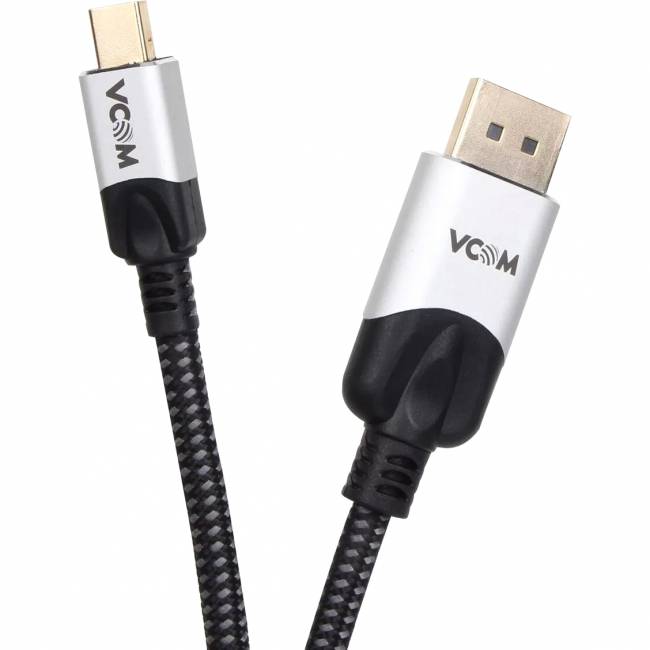 Кабель-переходник Mini DisplayPort M -> Display Port M 1.4V 1,8м VCOM <CG685-1.8M> VCOM CG685-1.8M — для бизнеса и офиса Кабель-переходник Mini DisplayPort M -> Display Port M 1.4V 1,8м VCOM <CG685-1.8M> VCOM CG685-1.8M — для бизнеса и офиса