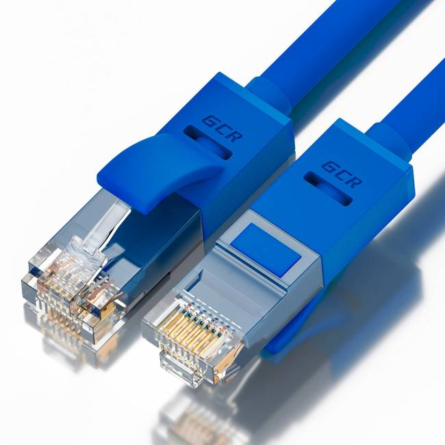 Greenconnect Патч-корд прямой 0.7m, UTP кат.5e, синий, позолоченные контакты, 24 AWG, литой, GCR-LNC01-0.7m, ethernet high speed 1 Гбит/с, RJ45, T568B Greenconnect RJ45(m) - RJ45(m) Cat. 5e U/UTP PVC 0.7м синий — для бизнеса и офиса Greenconnect Патч-корд прямой 0.7m, UTP кат.5e, синий, позолоченные контакты, 24 AWG, литой, GCR-LNC01-0.7m, ethernet high speed 1 Гбит/с, RJ45, T568B Greenconnect RJ45(m) - RJ45(m) Cat. 5e U/UTP PVC 0.7м синий — для бизнеса и офиса