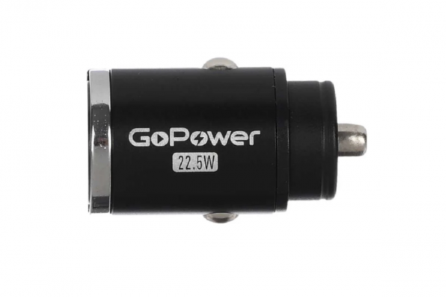 Сетевое З/У Автомобильное З/У GoPower GPQC12 1USB+1Type-C 22.5W Mini — для бизнеса и офиса Сетевое З/У Автомобильное З/У GoPower GPQC12 1USB+1Type-C 22.5W Mini — для бизнеса и офиса