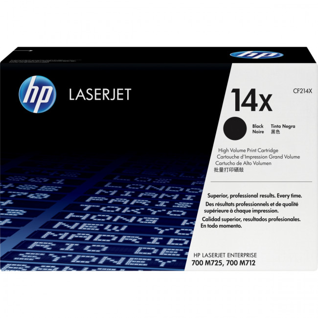 Тонер-картридж HP 14X Black LaserJet Toner Cartridge (CF214X) — для бизнеса и офиса