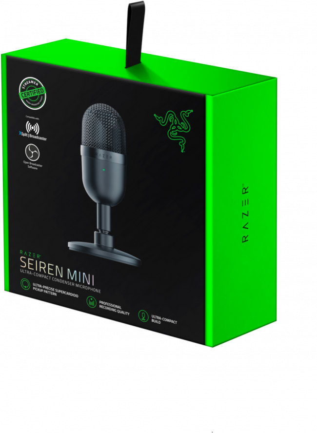 Микрофон Razer Seiren Mini Razer Seiren Mini — для бизнеса и офиса