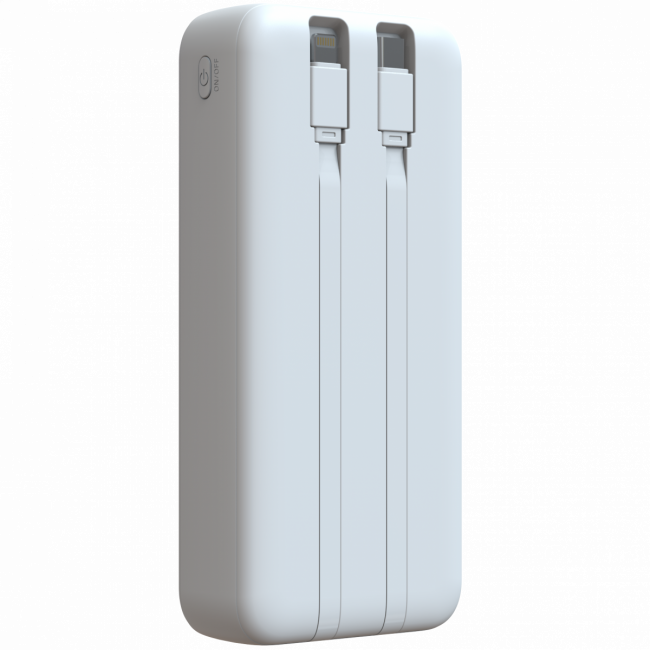 Портативный аккумулятор TOLT Lit KP226 White, 20000mAh, 22,5W, fast charging and PD, white, CCC TÖLT KP226 White — для бизнеса и офиса Портативный аккумулятор TOLT Lit KP226 White, 20000mAh, 22,5W, fast charging and PD, white, CCC TÖLT KP226 White — для бизнеса и офиса