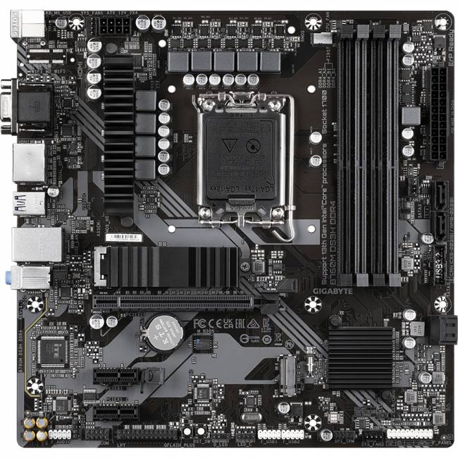 Материнская плата GigaByte B760M DS3H DDR4 — для бизнеса и офиса