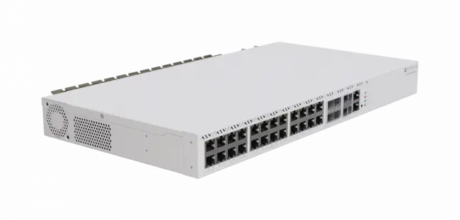 Коммутатор Mikrotik CRS326-4C+20G+2Q+RM — для бизнеса и офиса Коммутатор Mikrotik CRS326-4C+20G+2Q+RM — для бизнеса и офиса