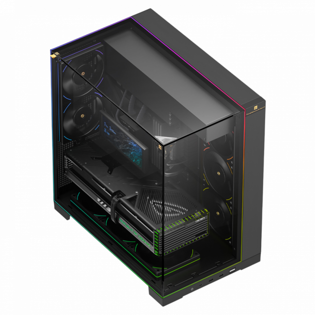 Корпус без блока питания Thermalright A70 FAN5-C Black (TR-A70 Black FAN5-C) — для бизнеса и офиса Корпус без блока питания Thermalright A70 FAN5-C Black (TR-A70 Black FAN5-C) — для бизнеса и офиса