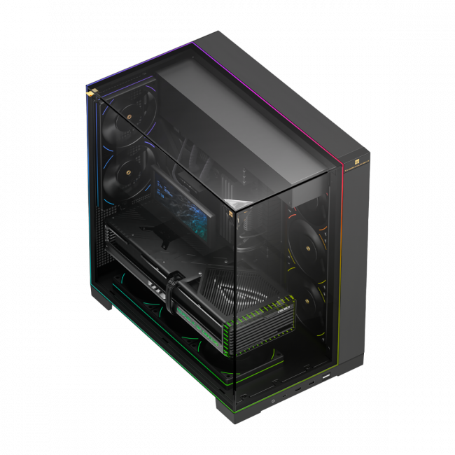 Корпус без блока питания Thermalright A70 FAN5-C Black (TR-A70 Black FAN5-C) — для бизнеса и офиса Корпус без блока питания Thermalright A70 FAN5-C Black (TR-A70 Black FAN5-C) — для бизнеса и офиса