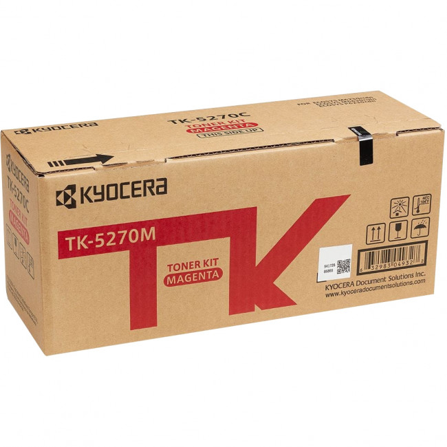 тонер-картридж Kyocera TK-5270M Kyocera 1T02TVBNL0 — для бизнеса и офиса тонер-картридж Kyocera TK-5270M Kyocera 1T02TVBNL0 — для бизнеса и офиса