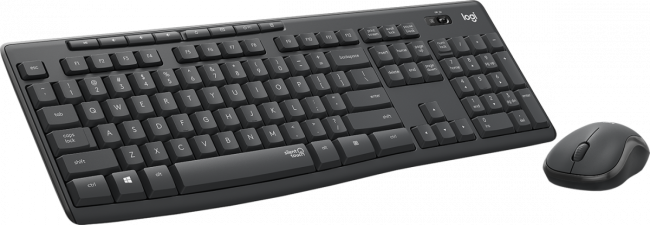 Комплект (клавиатура + мышь) Logitech 920-009807 — для бизнеса и офиса Комплект (клавиатура + мышь) Logitech 920-009807 — для бизнеса и офиса