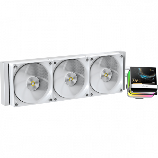 Система жидкостного охлаждения Ocypus Sigma-L36-WH3ANWL00P-GL White — для бизнеса и офиса