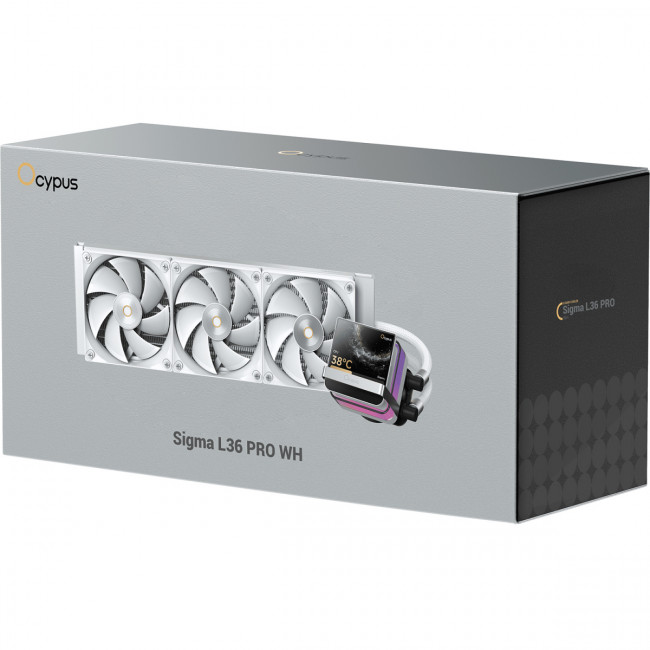 Система жидкостного охлаждения Ocypus Sigma-L36-WH3ANWL00P-GL White — для бизнеса и офиса