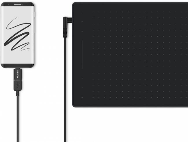 Графический планшет Huion Inspiroy RTP-700 Blue — для бизнеса и офиса