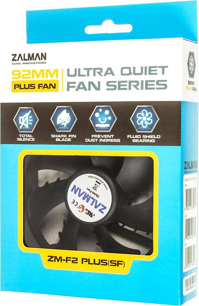 Вентилятор для корпуса Zalman ZM-F2 PLUS (SF) — для бизнеса и офиса Вентилятор для корпуса Zalman ZM-F2 PLUS (SF) — для бизнеса и офиса