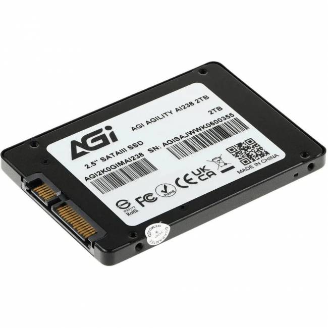 Твердотельный накопитель AGI TECHNOLOGY CO., LTD AGI2K0GIMAI238-CB — для бизнеса и офиса Твердотельный накопитель AGI TECHNOLOGY CO., LTD AGI2K0GIMAI238-CB — для бизнеса и офиса