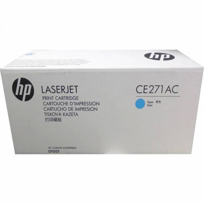 Тонер-картридж HP 650A (CE271AC) — для бизнеса и офиса Тонер-картридж HP 650A (CE271AC) — для бизнеса и офиса