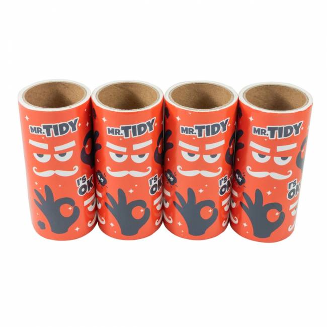 Ролик для одежды Набор блоков для ролика TIDY, 4х40 листов — для бизнеса и офиса Ролик для одежды Набор блоков для ролика TIDY, 4х40 листов — для бизнеса и офиса