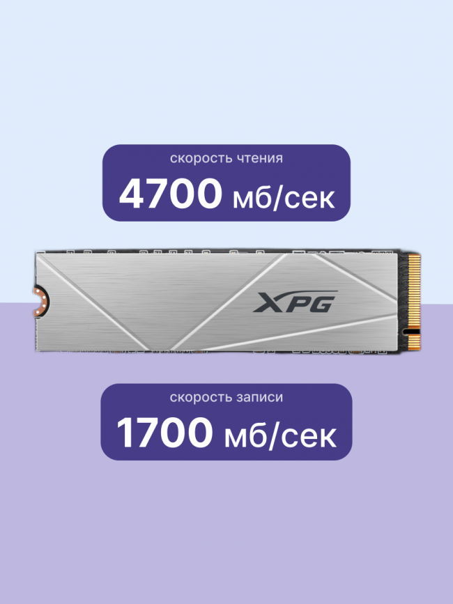 Твердотельный накопитель ADATA SSD GAMMIX S60 BLADE AGAMMIXS60-512G-CS — для бизнеса и офиса Твердотельный накопитель ADATA SSD GAMMIX S60 BLADE AGAMMIXS60-512G-CS — для бизнеса и офиса