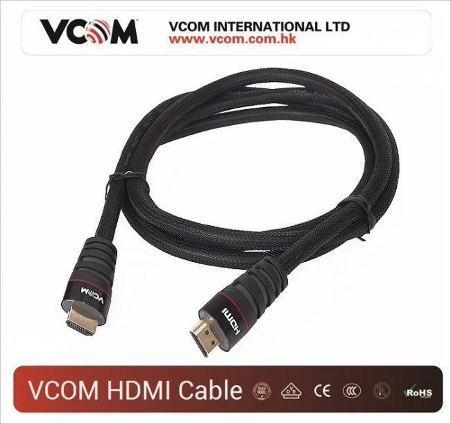 Кабель HDMI 19M/M ver. 2.0 черные коннекторы, 3m VCOM <CG526S-B-3M> Blister VCOM HDMI (m) - HDMI (m) 3м — для бизнеса и офиса