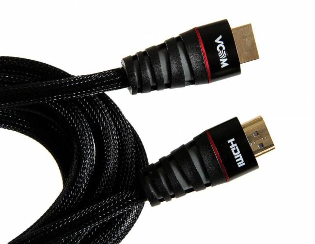 Кабель HDMI 19M/M ver. 2.0 черные коннекторы, 3m VCOM <CG526S-B-3M> Blister VCOM HDMI (m) - HDMI (m) 3м — для бизнеса и офиса