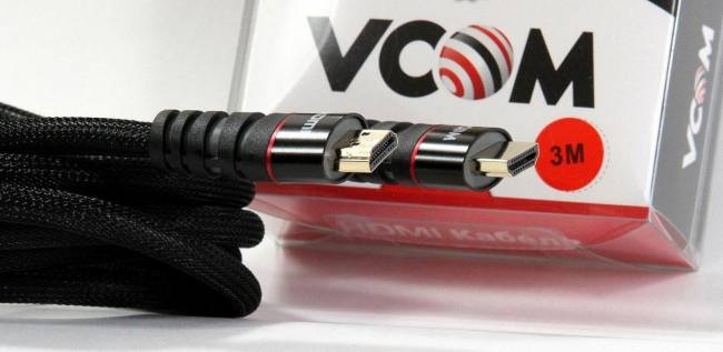 Кабель HDMI 19M/M ver. 2.0 черные коннекторы, 3m VCOM <CG526S-B-3M> Blister VCOM HDMI (m) - HDMI (m) 3м — для бизнеса и офиса